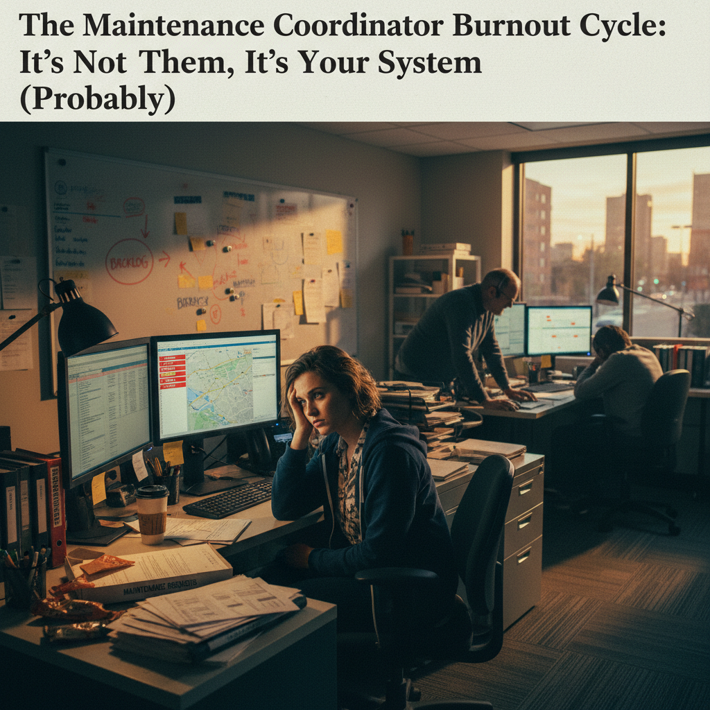 The Maintenance Coordinator Burnout Cycle: It's Not Them, It's Your System (Probably)