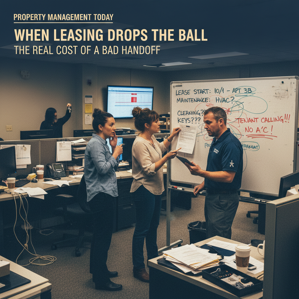 When Leasing Drops the Ball: The Real Cost of a Bad Handoff
